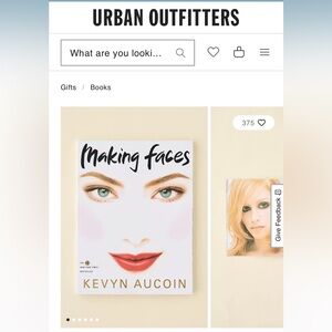 Making Faces by Kevin Aucoin (soft cover) makeup tutorial coffee table book